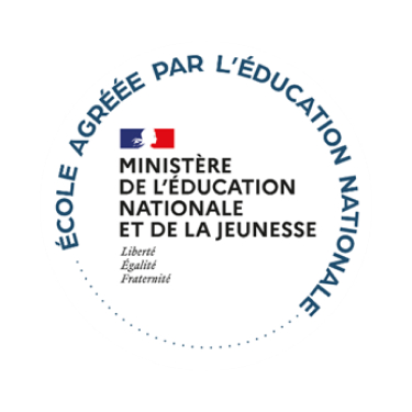 École agréée par l'Education Nationale